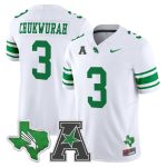 Men's North Texas Mean Green 2026 Vapor Limited Jersey - White / TJ Chukwurah