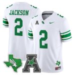 Men's North Texas Mean Green 2026 Vapor Limited Jersey - White / Tayven Jackson