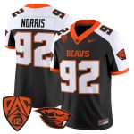 Men's Oregon State Beavers 2026 Vapor Limited Jersey - Black Alternate / Nick Norris