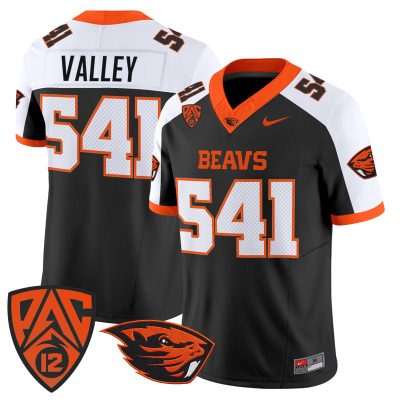 Men's Oregon State Beavers 2026 Vapor Limited Jersey - Black Alternate / Valley 541