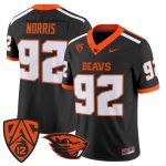 Men's Oregon State Beavers 2026 Vapor Limited Jersey - Black / Nick Norris