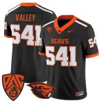 Men's Oregon State Beavers 2026 Vapor Limited Jersey - Black / Valley 541