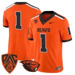 Men's Oregon State Beavers 2026 Vapor Limited Jersey - Orange / #1 Team