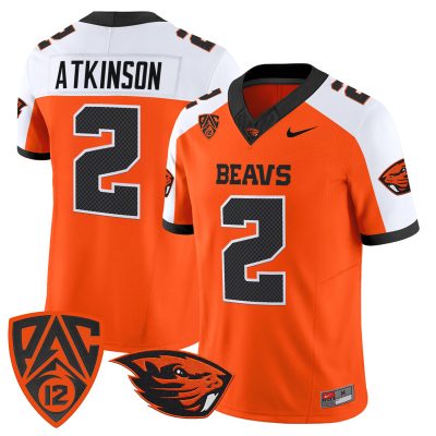 Men's Oregon State Beavers 2026 Vapor Limited Jersey - Orange Alternate / Braden Atkinson