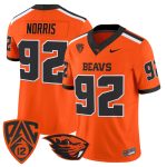 Men's Oregon State Beavers 2026 Vapor Limited Jersey - Orange / Nick Norris