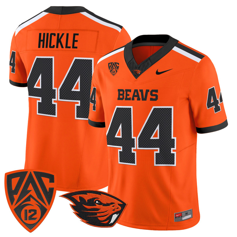 Men's Oregon State Beavers 2026 Vapor Limited Jersey - Orange / Takari Hickle