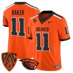 Men's Oregon State Beavers 2026 Vapor Limited Jersey - Orange / Terry Baker