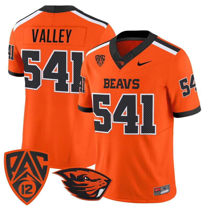Men's Oregon State Beavers 2026 Vapor Limited Jersey - Orange / Valley 541