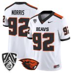 Men's Oregon State Beavers 2026 Vapor Limited Jersey - White / Nick Norris