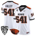 Men's Oregon State Beavers 2026 Vapor Limited Jersey - White / Valley 541