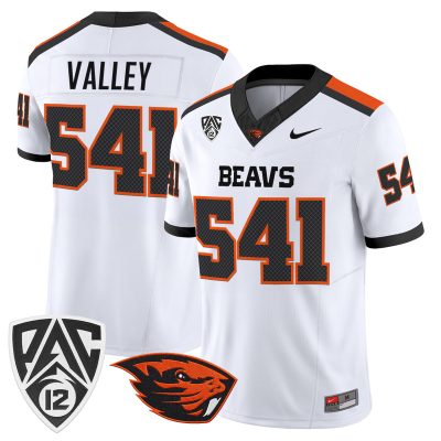 Men's Oregon State Beavers 2026 Vapor Limited Jersey - White / Valley 541