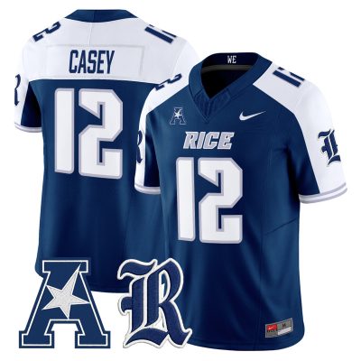 Men's Rice Owls 2026 Vapor Limited Jersey - Navy Alternate / James Casey