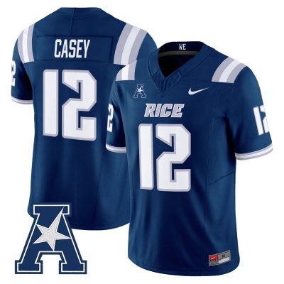 Men's Rice Owls 2026 Vapor Limited Jersey - Navy / James Casey