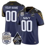 Navy Midshipmen 'Jolly Rogers Edition' Vapor Limited Custom Jersey - 100th Anniversary Patch - Navy