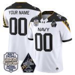 Navy Midshipmen 'Jolly Rogers Edition' Vapor Limited Custom Jersey - 100th Anniversary Patch - White