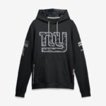 New York Giants 2026 Salute to Service Sideline Dri-FIT Pullover Hoodie - Black