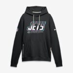 New York Jets 2026 NFL Crucial Catch Sideline Standard Issue Dri-FIT Pullover Hoodie - Black