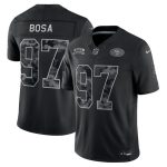 Nick Bosa San Francisco 49ers 2026 Salute to Service Stitched Limited Jersey - Black