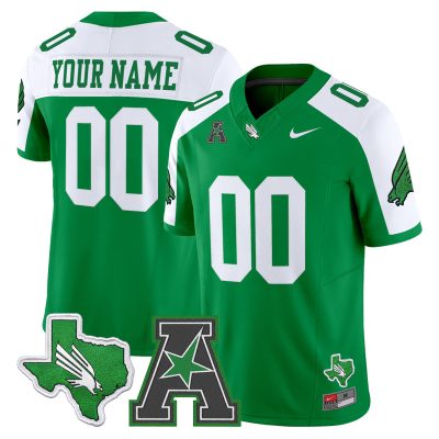 North Texas Mean Green 2026 Vapor Limited Custom Jersey - Green Alternate