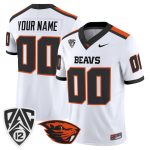 Oregon State Beavers 2026 Vapor Limited Custom Jersey - White