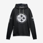 Pittsburgh Steelers 2026 Salute to Service Sideline Dri-FIT Pullover Hoodie - Black
