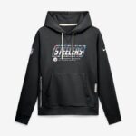 Pittsburgh Steelers Women's 2026 NFL Crucial Catch Sideline Standard Issue Dri-FIT Pullover Hoodie - Black