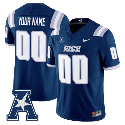 Rice Owls 2026 Vapor Limited Custom Jersey - Navy