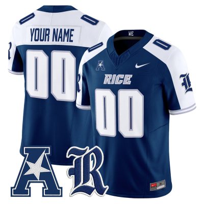 Rice Owls 2026 Vapor Limited Custom Jersey - Navy Alternate