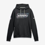 Seattle Seahawks 2026 NFL Crucial Catch Sideline Standard Issue Dri-FIT Pullover Hoodie - Black
