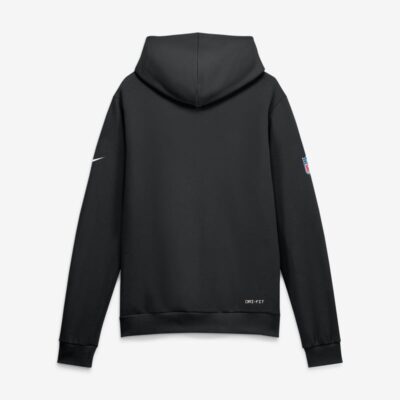 Alternative view of Tampa Bay Buccaneers 2026 NFL Crucial Catch Sideline Standard Issue Dri-FIT Pullover Hoodie - Black