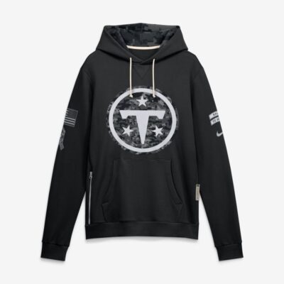 Tennessee Titans 2026 Salute to Service Sideline Dri-FIT Pullover Hoodie - Black