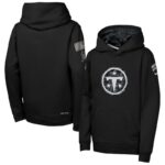 Tennessee Titans Youth 2026 Salute to Service Club Fleece Pullover Hoodie - Black