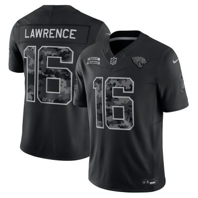 Trevor Lawrence Jacksonville Jaguars 2026 Salute to Service Stitched Limited Jersey - Black