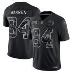 Tyler Warren Indianapolis Colts 2026 Salute to Service Stitched Limited Jersey - Black