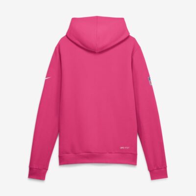 Alternative view of Washington Commanders 2026 NFL Crucial Catch Sideline Standard Issue Dri-FIT Pullover Hoodie - Pink