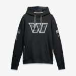 Washington Commanders 2026 Salute to Service Sideline Dri-FIT Pullover Hoodie - Black